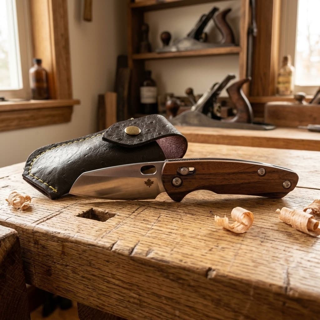 Heirloom Folder with Leather Sheath